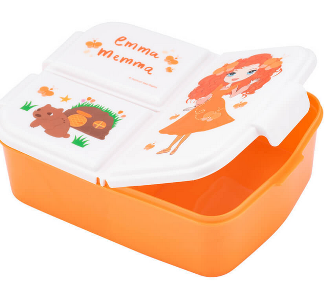 Emma Memma Lunch Box With 3 Compartments