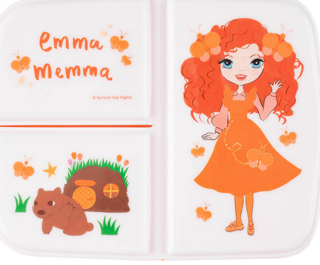 Emma Memma Lunch Box With 3 Compartments