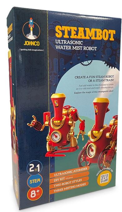 Steamboat Ultrasonic Water Mist Robot 2 In 1 Stem