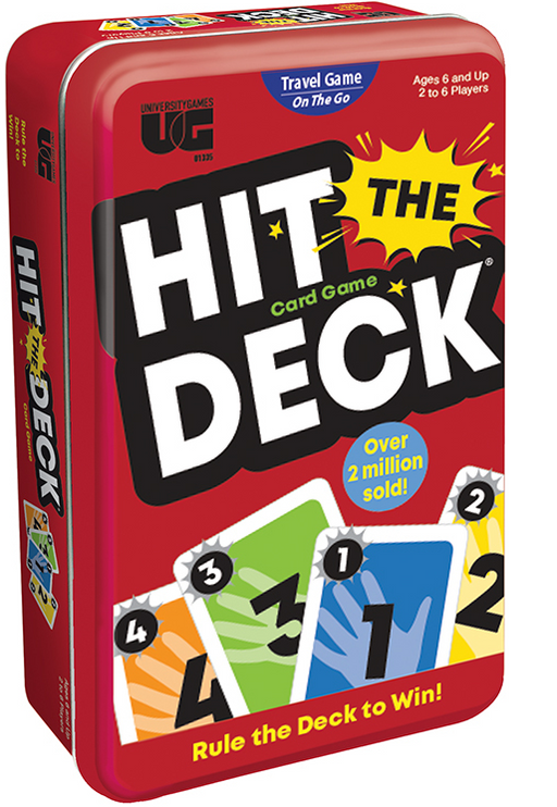 Hit The Deck Card Game In Tin Ages:6+