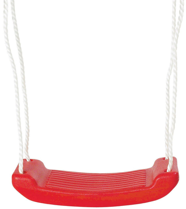 Plastic Swing Seat Red With Rope