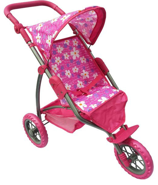 Playworld Pink 3 Wheel Dolls Jogger