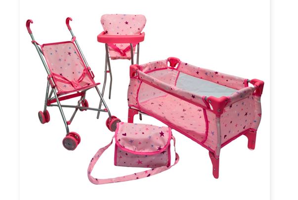 Playworld Dolls Star & Hearts 4 Piece Starter Set