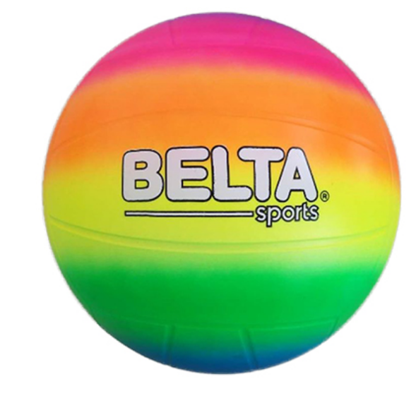 Belta Volleyball Fluro Rainbow Pvc