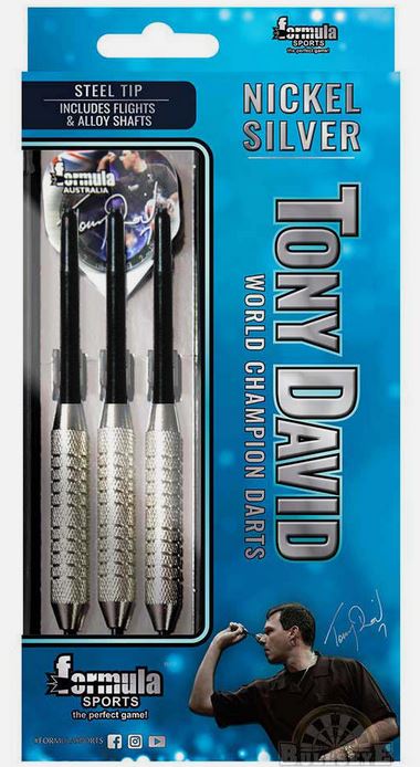 Tony David World Champion Nickel Silver Darts 26 Grams Weighted