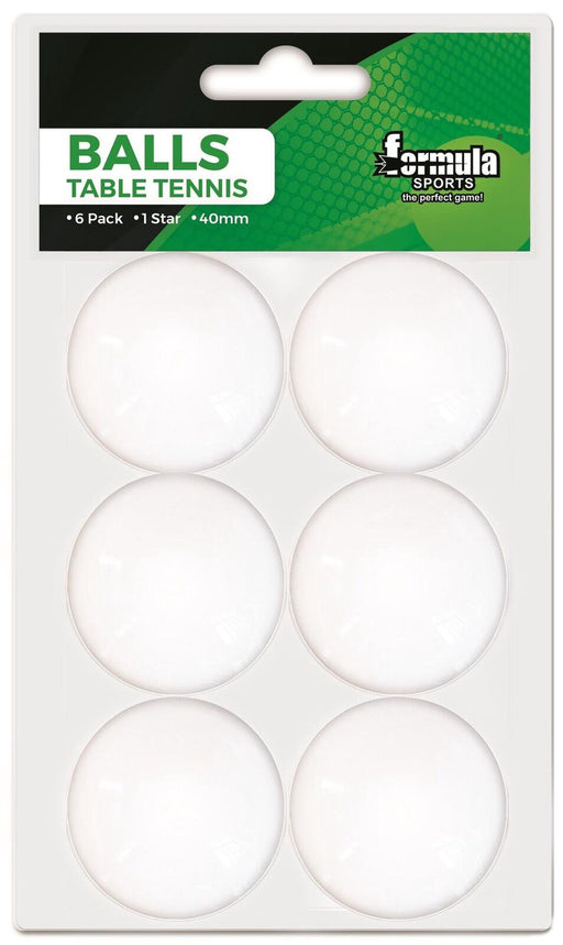 Table Tennis Balls 6 Pack