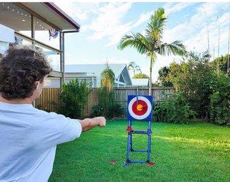Formula Sports Axe Throwing With Stars Outdoor Target Game