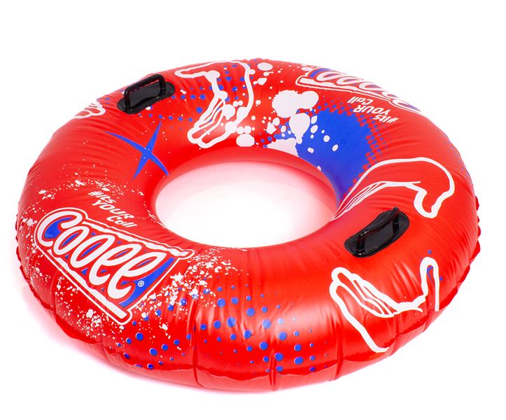 Cooee Giant O Ring Pool Float Red 130cm