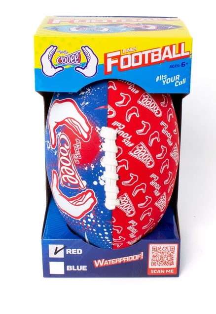 Cooee 11" Neoprene Football - Red