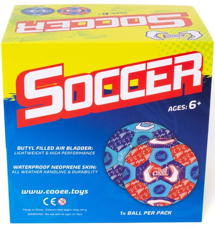 Cooee Neoprene Soccer Ball #5 - Blue