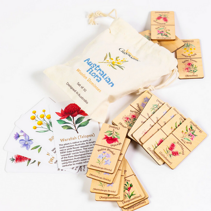 Australian Geographic Australian Flora Wooden Dominos