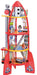 Bubbadoo Wooden Rocketship Playset