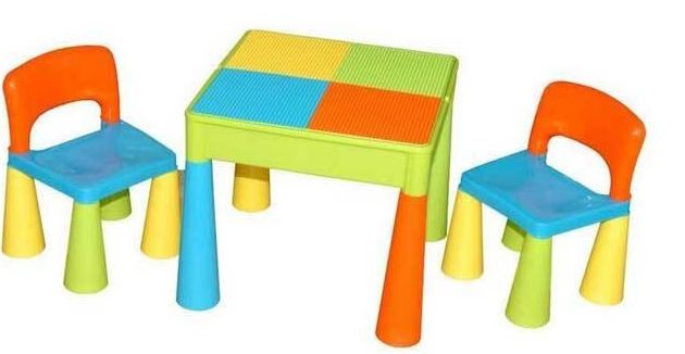 Deluxe Plastic Table And Chairs Set
