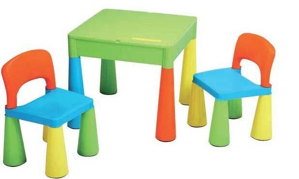 Deluxe Plastic Table And Chairs Set
