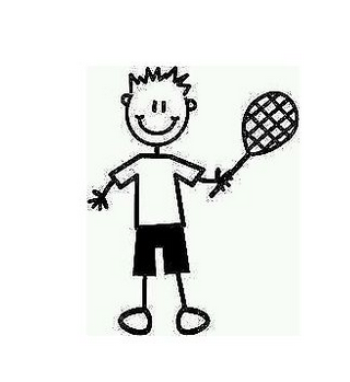 My Family Boy 9 With Tennis Racquet
