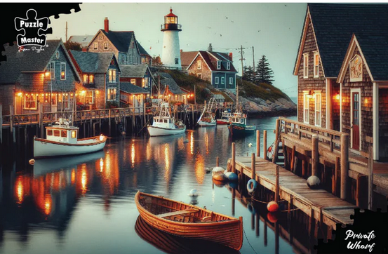 Puzzle Masters Private Wharf 1000pc Puzzle