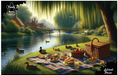 Puzzle Masters Lakeside Picnic 1000pc Puzzle