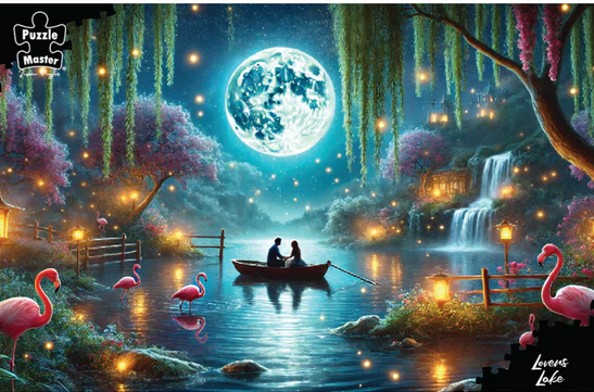 Puzzle Master Lovers Lake 1000pc Puzzle