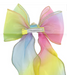 Pink Poppy Rainbow Butterfly Bow Hair Clip