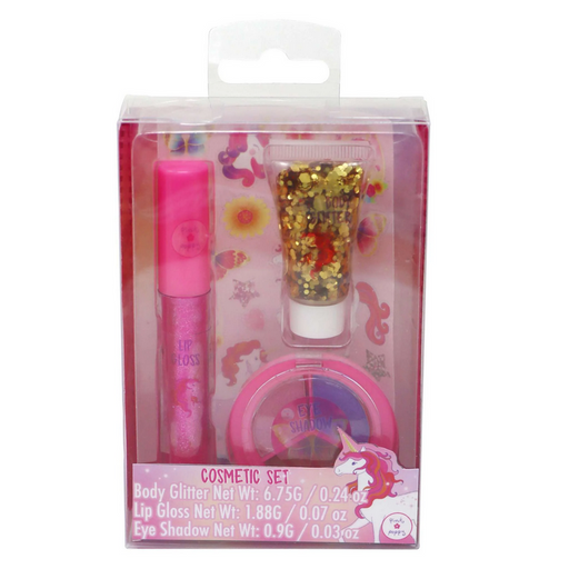 Pink Poppy Unicorn Cosmetic Set 