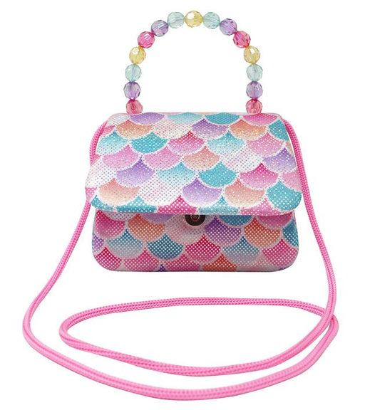 Shimmering Mermaid Scale Hard Girls Handbag