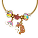 Pink Poppy Unicorn Charm Bracelet 