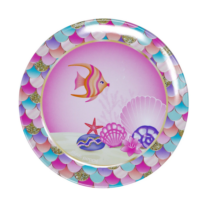 Pink Poppy Enchanted Mermaid Tea Set