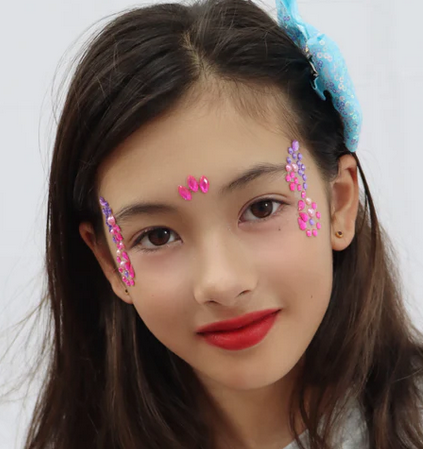 Pink Poppy Romantics Butterfly Face Jewels