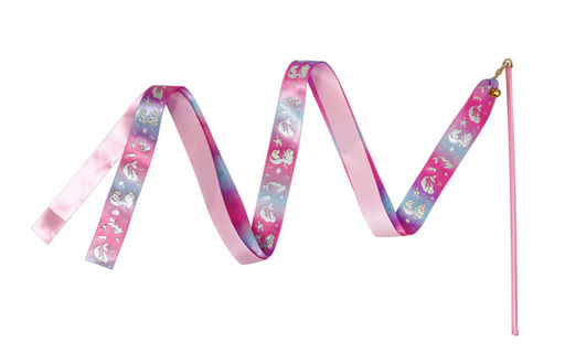 Mermaid Enchanted Ribbon Twirl Wand