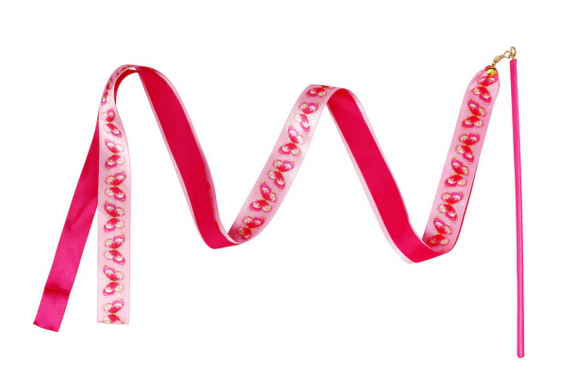 Dazzling Butterfly Ribbon Wand