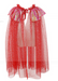 Pink Poppy Twinkling Red Cape With Silver Stars  & Gold Sequin