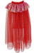 Pink Poppy Twinkling Red Cape With Silver Stars  & Gold Sequin