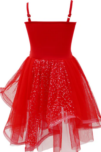 Pink Poppy Twinkling Red Dress With Silver Stars Size 3 To 4