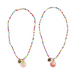 Pink Poppy Best Friend Bff Donut Necklace Set