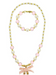 Pink Poppy Ballerina Necklace & Bracelet Set