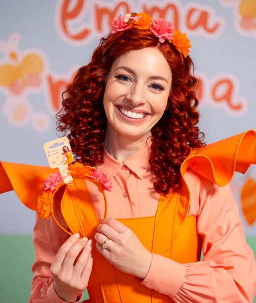 Emma Memma Headband With Flowers