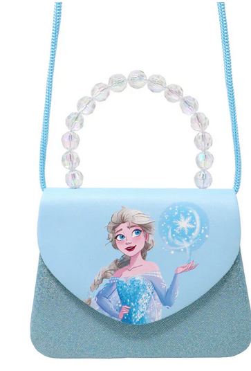 Disney Frozen Elsa Print Handbag With Shoulder Strap