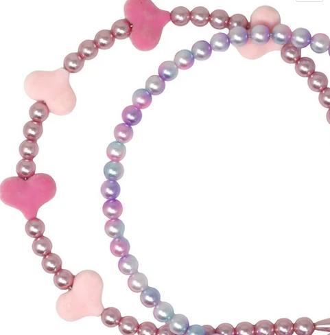 Pink Poppy Dance Beaded Headband