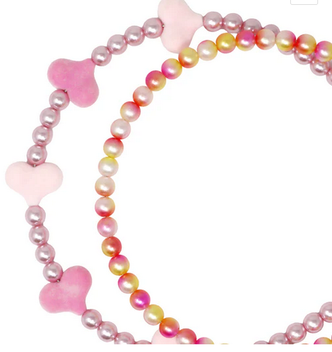 Pink Poppy Dance Beaded Headband