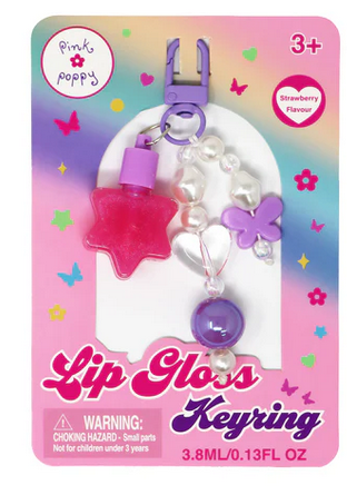 Tween Lip Gloss Keyring