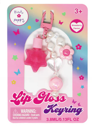 Tween Lip Gloss Keyring