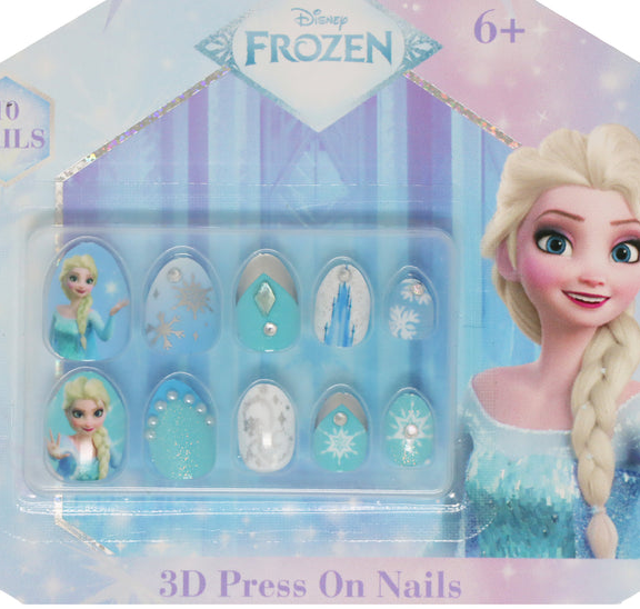 Disney Frozen 3d Press On Nails