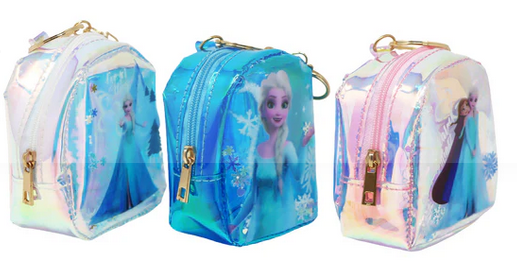 Disney Frozen  Pink Mini Back Pack With Keyring