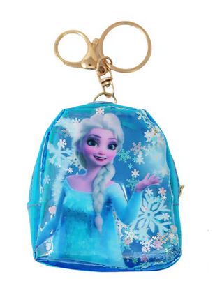 Disney Frozen  Pink Mini Back Pack With Keyring