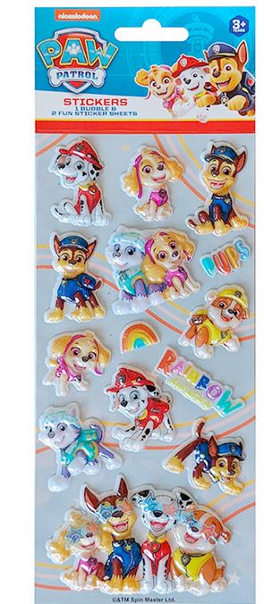 Paw Patrol Stickers 3 Pack