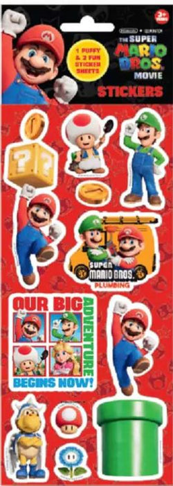 Super Mario Bros Mivie Stickers