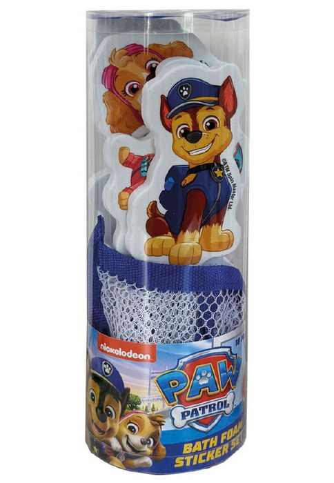 Paw Patrol Bath Foam Sticker Set