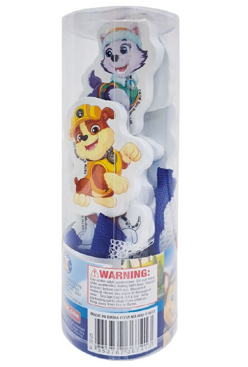 Paw Patrol Bath Foam Sticker Set