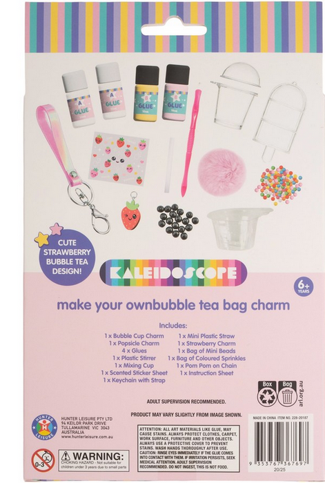 Kal - Make Your Own Bubble Tea Bag Charm Asst