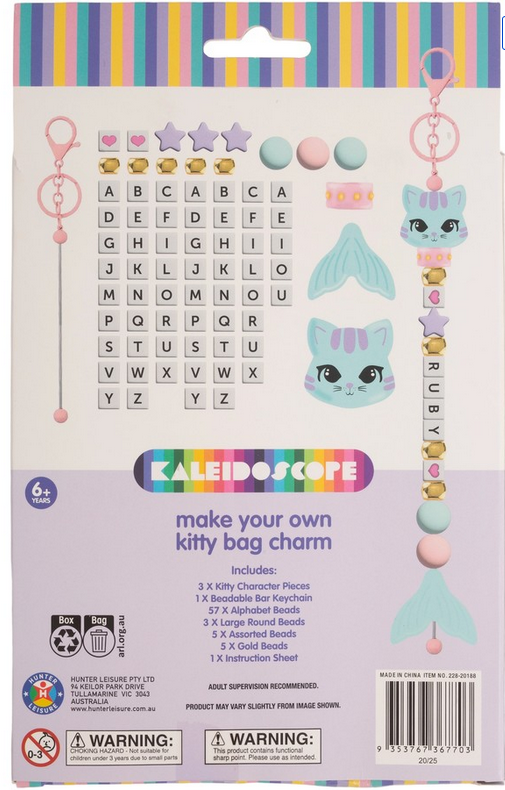 Kal - Make Your Own Animal Bag Charm Asst 